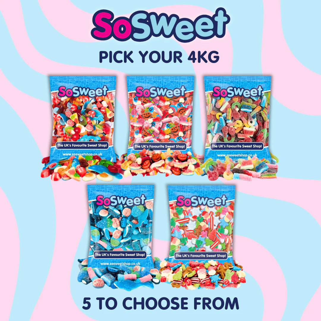 4 x 1kg Sweet Mix Bags (Pick your own) - Image 2