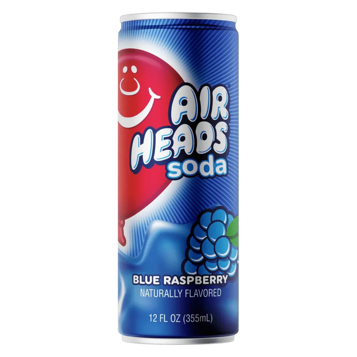 Airheads Soda Blue Raspberry Can 355ml USA