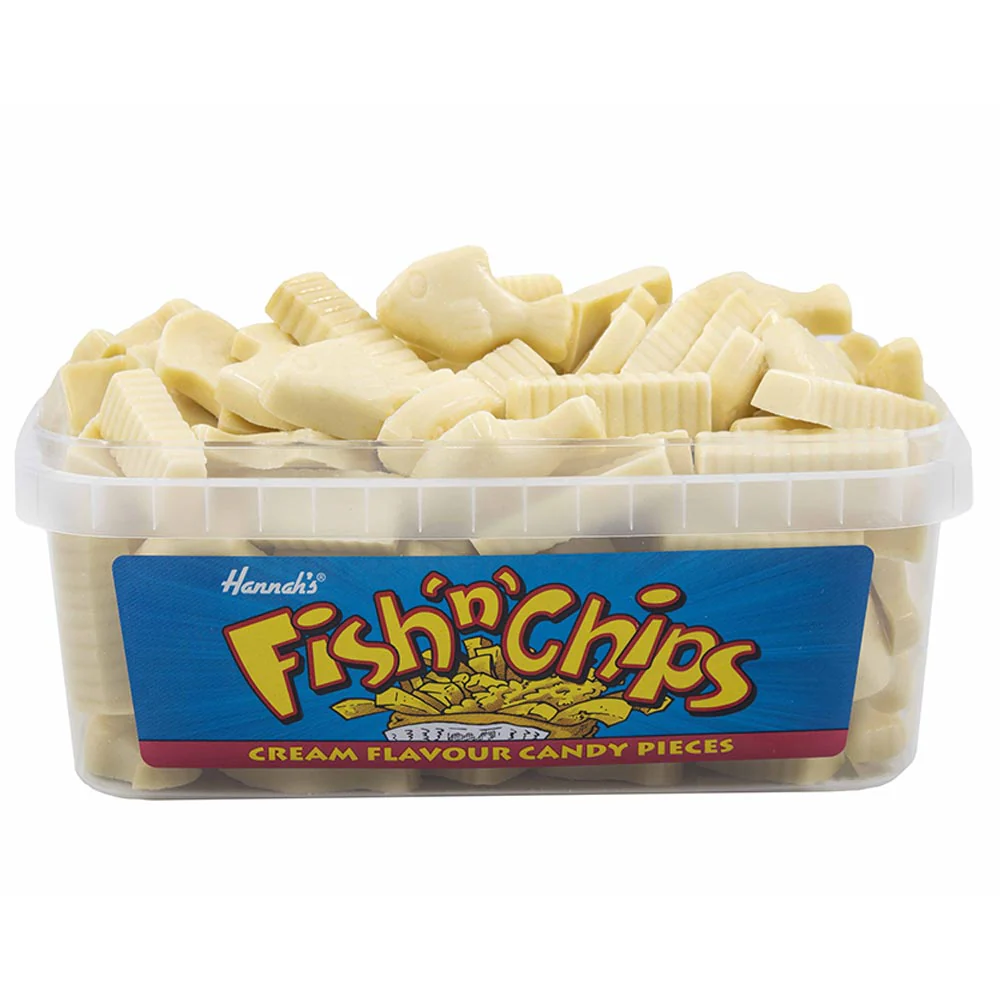 Hannahs Fish n Chips Tub 600g