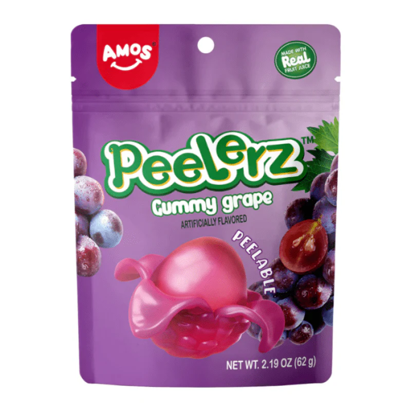 Amos Peelerz Grape Pouch 170g