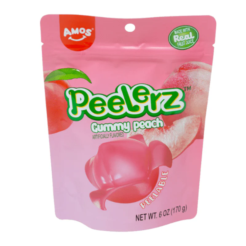 Amos Peelerz Peach Pouch 170g