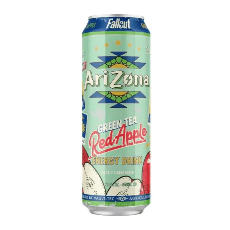 Arizona Fallout Red Apple Green Tea Energy Drink Can 650ml
