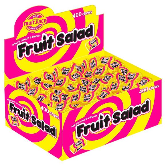 Barratt Fruit Salad Chews Box (400pcs)