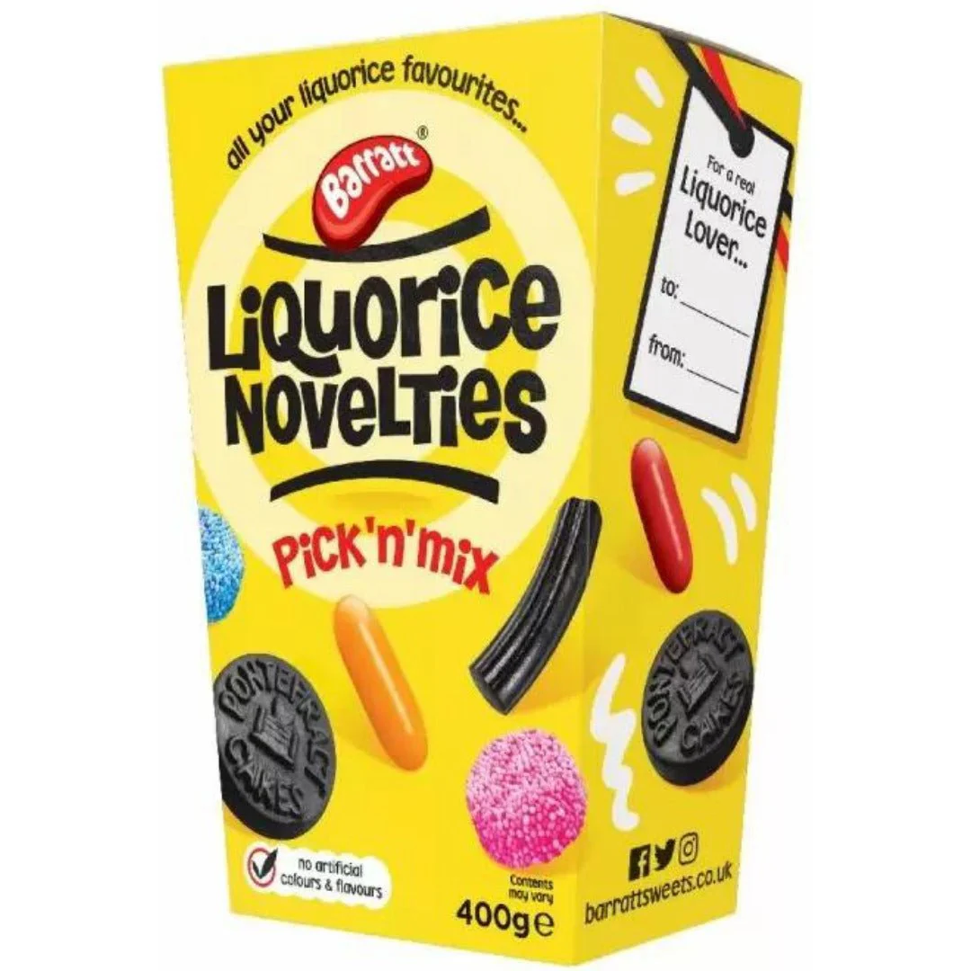 Barratt Liquorice Novelties Pick n Mix Box 400g