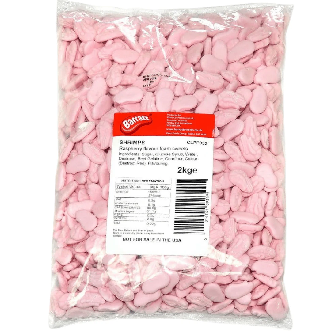 Barratt Mini Foam Shrimps Bag 2kg