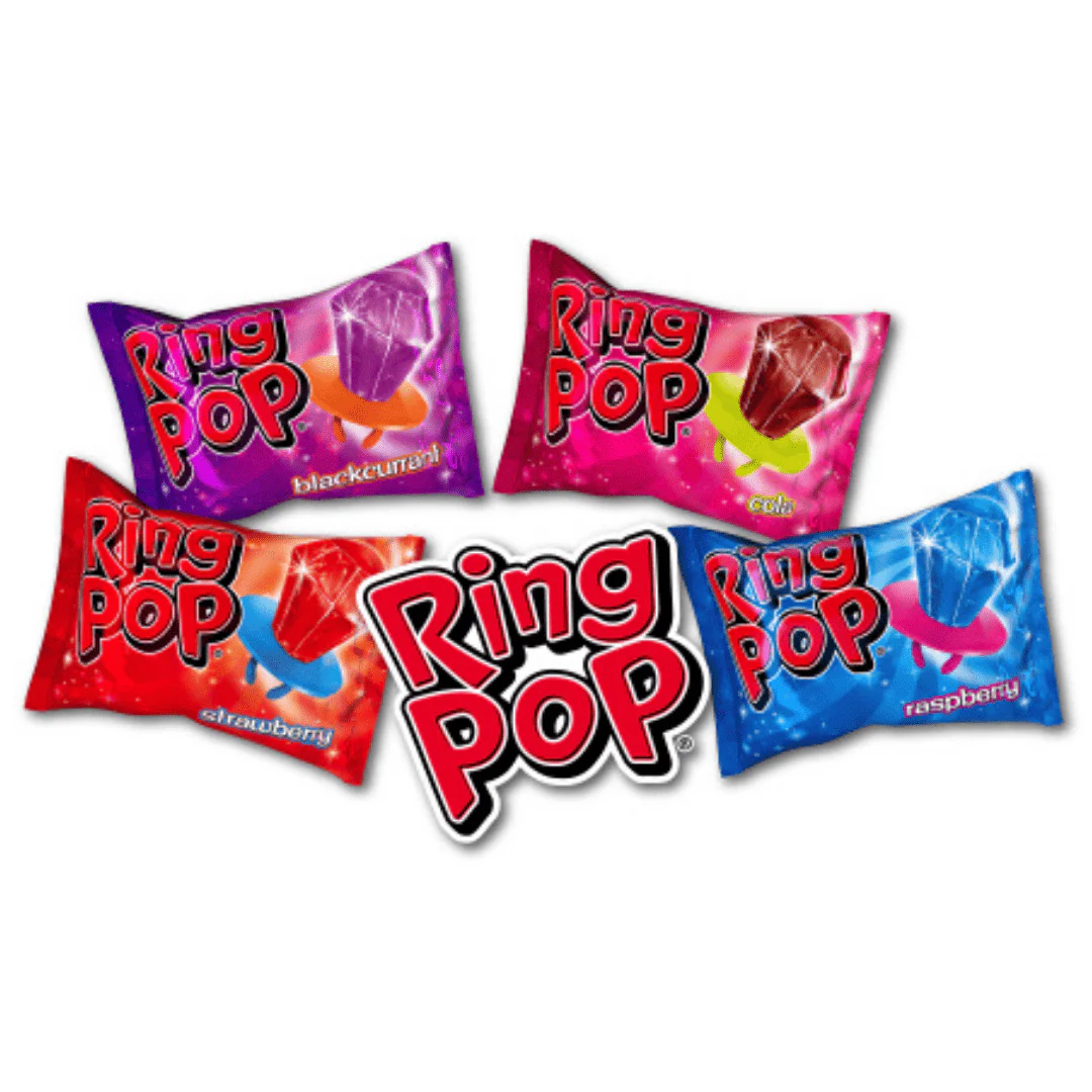 Bazooka Ring Pops 10g