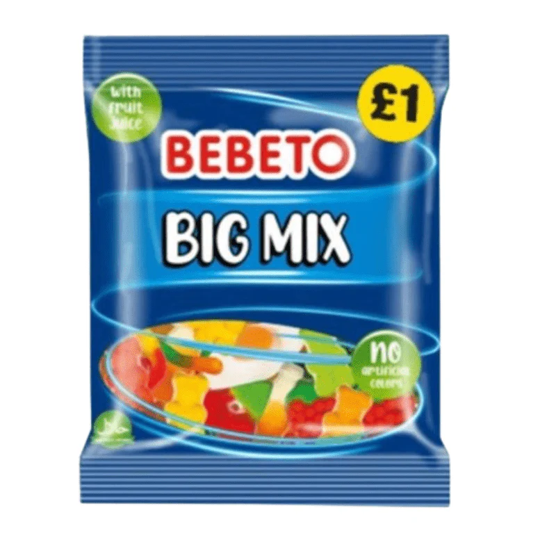 Bebeto Big Mix Peg Bag 150G £1 PMP