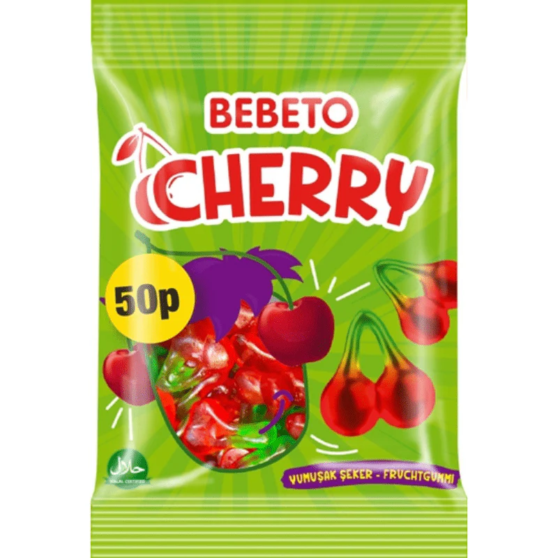 Bebeto Cherries Peg Bag 70g PMP 50p