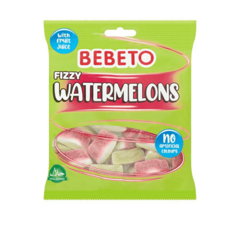 Bebeto Fizzy Watermelons Peg Bag 150g £1 PMP