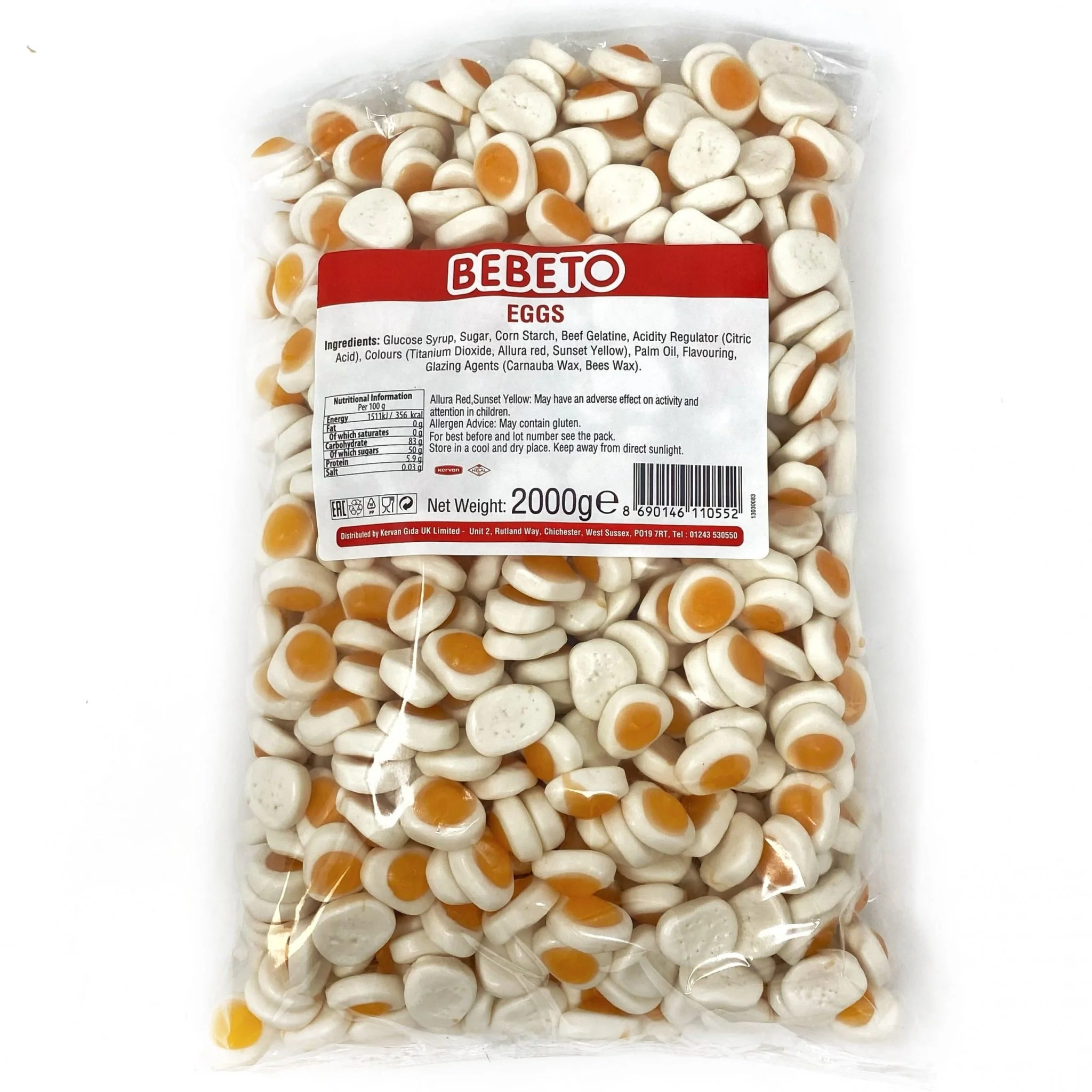 Bebeto Fried Eggs Bag 2kg