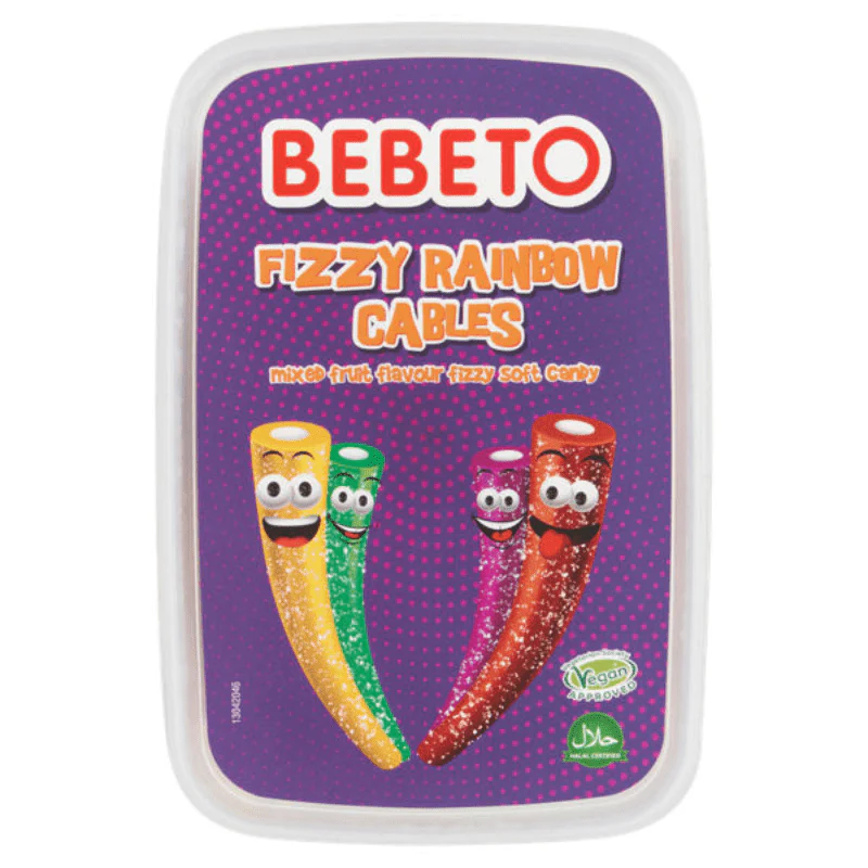 Bebeto Party Rainbow Cables Tub 400g