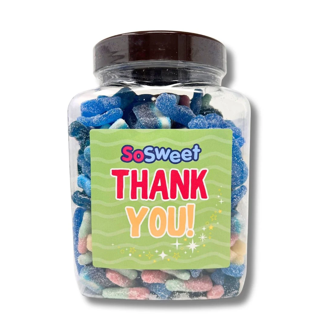 Berry Blue Paradise Sweet Mix Gift Jar (1.5kg) - Image 6