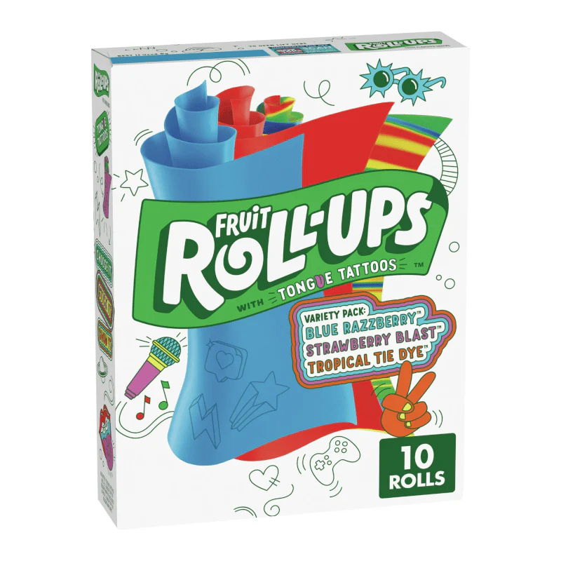 Betty Crocker Fruit Roll Ups Variety Pack Box 141g