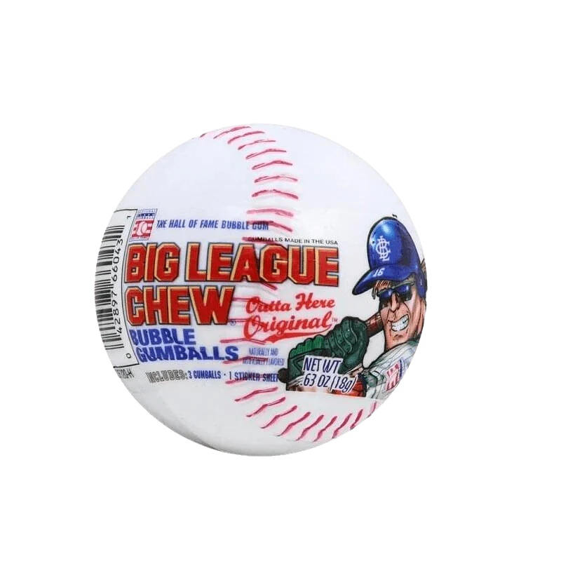 Big League Chew Baseball Bubble Gum 68g