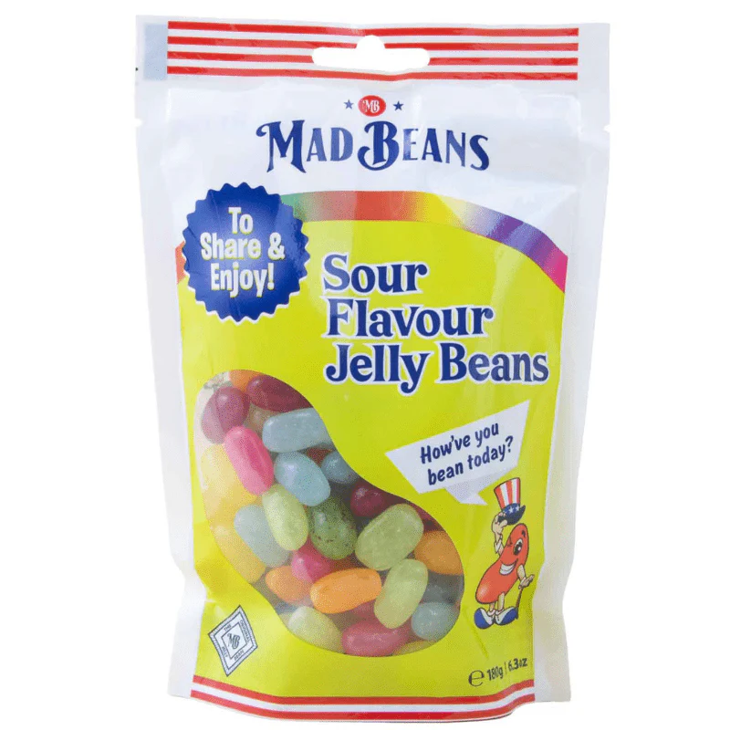 Bip Mad Beans Sour Mix Pouch 180g