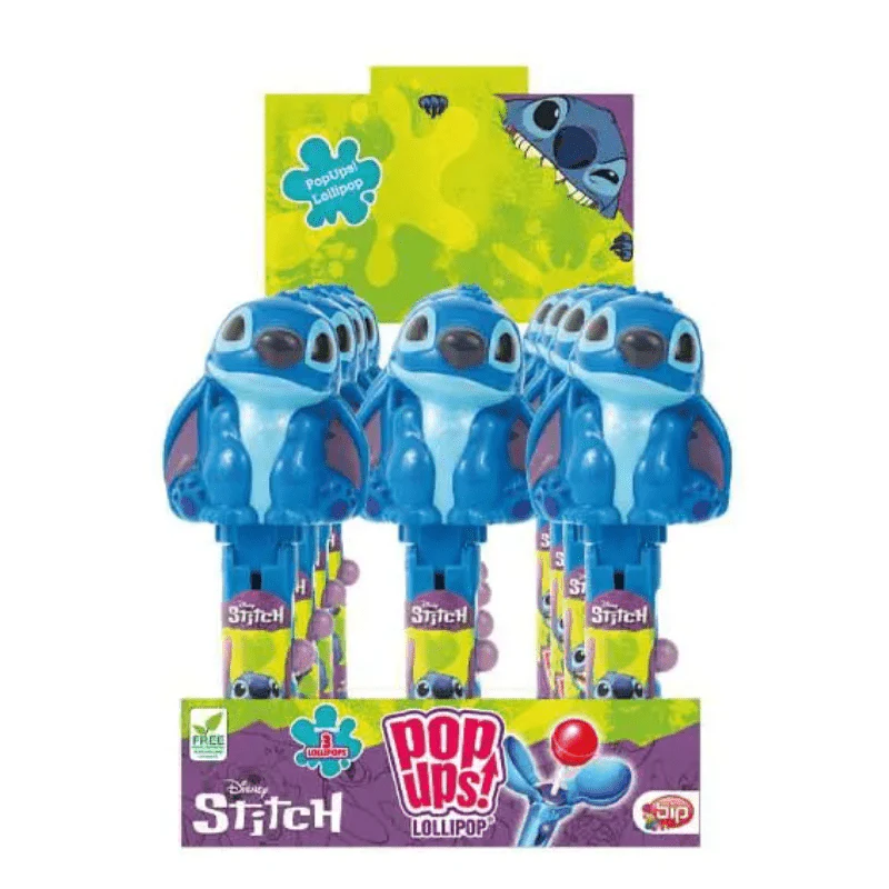 Bip Disney Lilo & Stitch Pop Ups Lollipop 10g