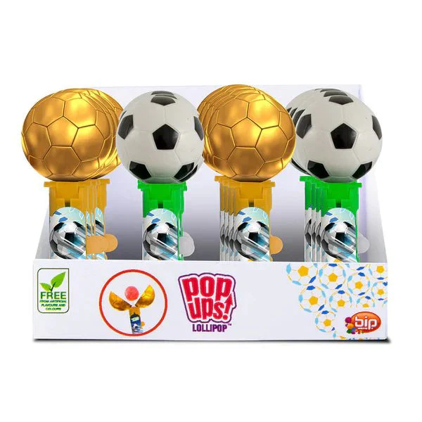 Bip Pop Ups Lolly Football World Cup 10g