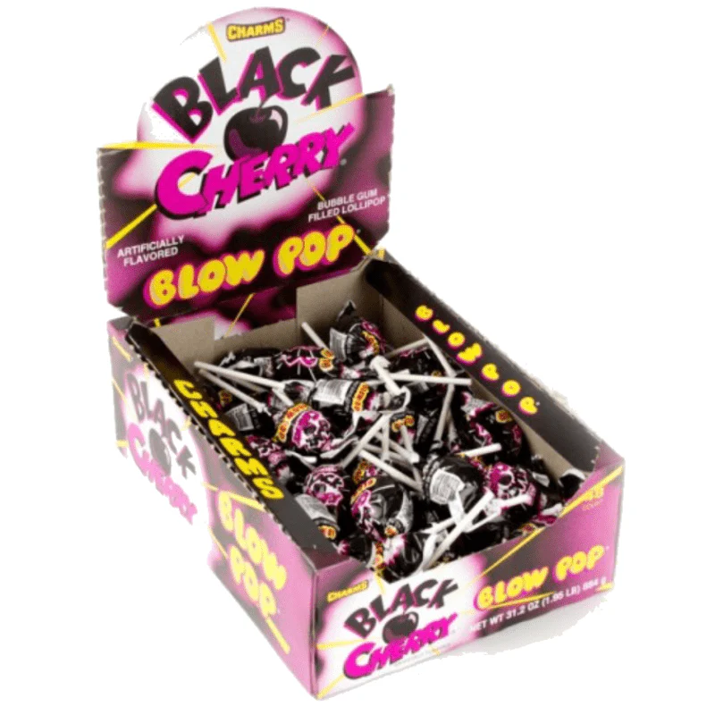 Blow Pop Black Cherry 18g (Case of 48)