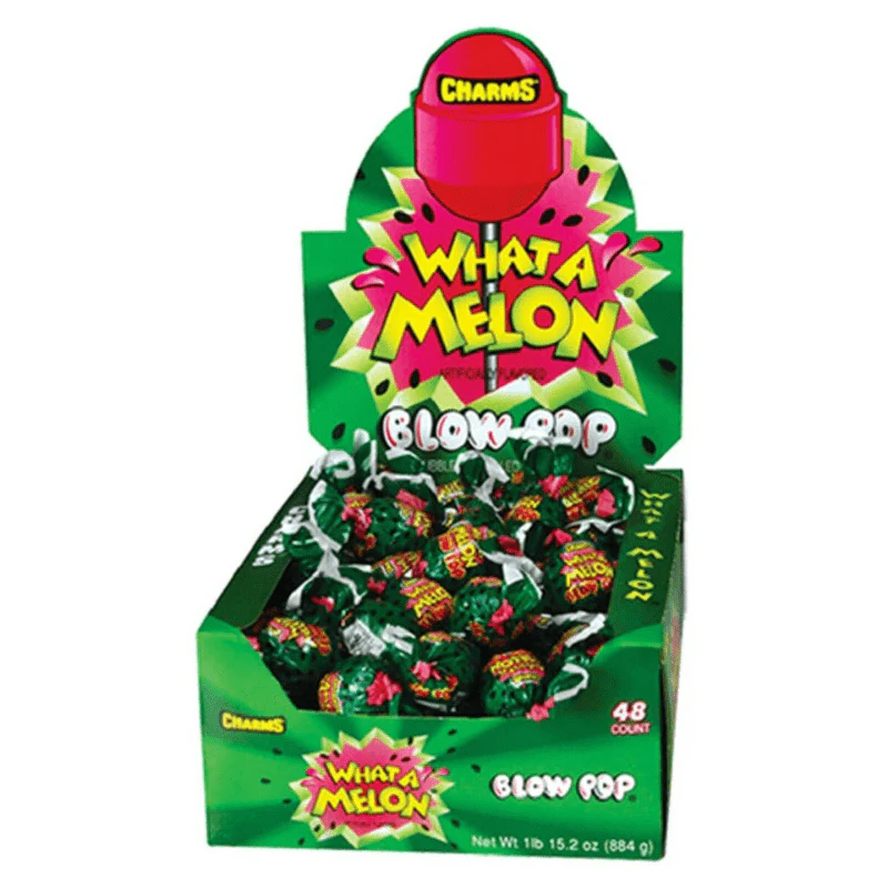 Blow Pop What-A-Melon Lollipop 18g (Case of 48)