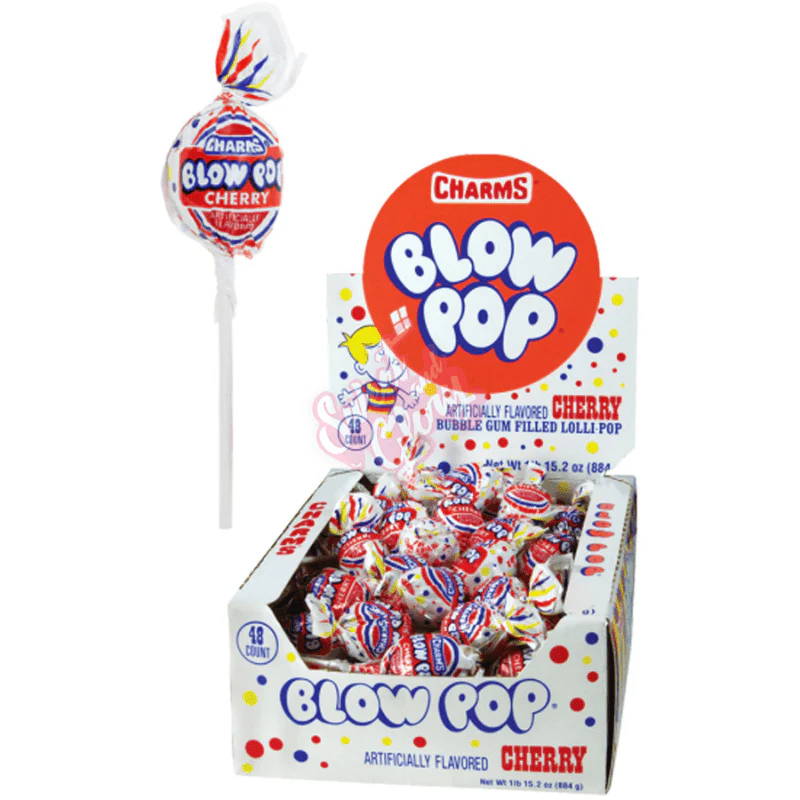 Blow Pops Cherry 18g (Case of 48)