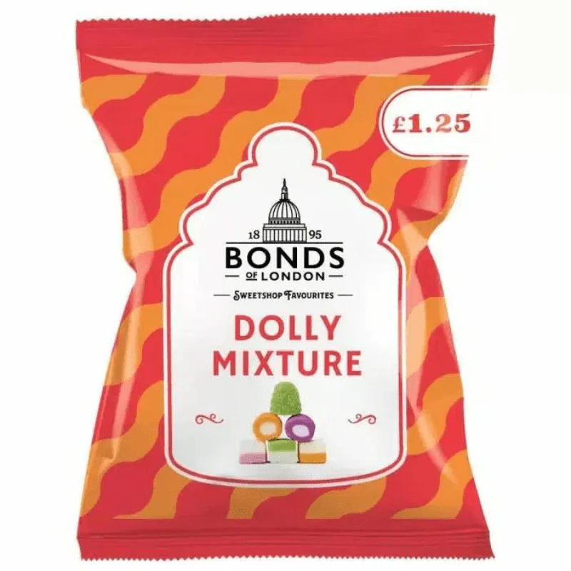 Bonds Dolly Mixtures Peg Bag 120g PMP £1.25