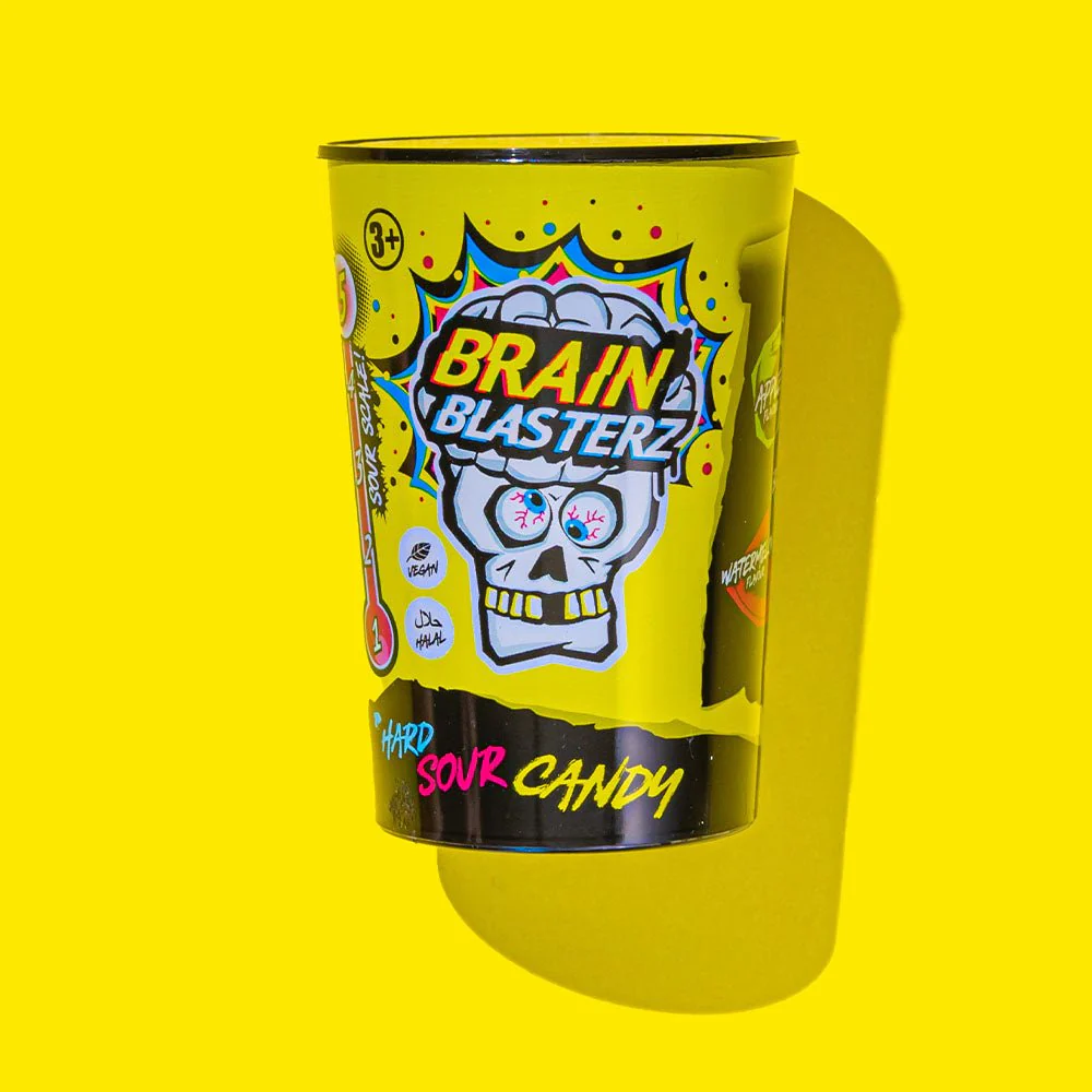 Brain Blasterz Tub Original Super Sour Hard Candy 48g - Image 2