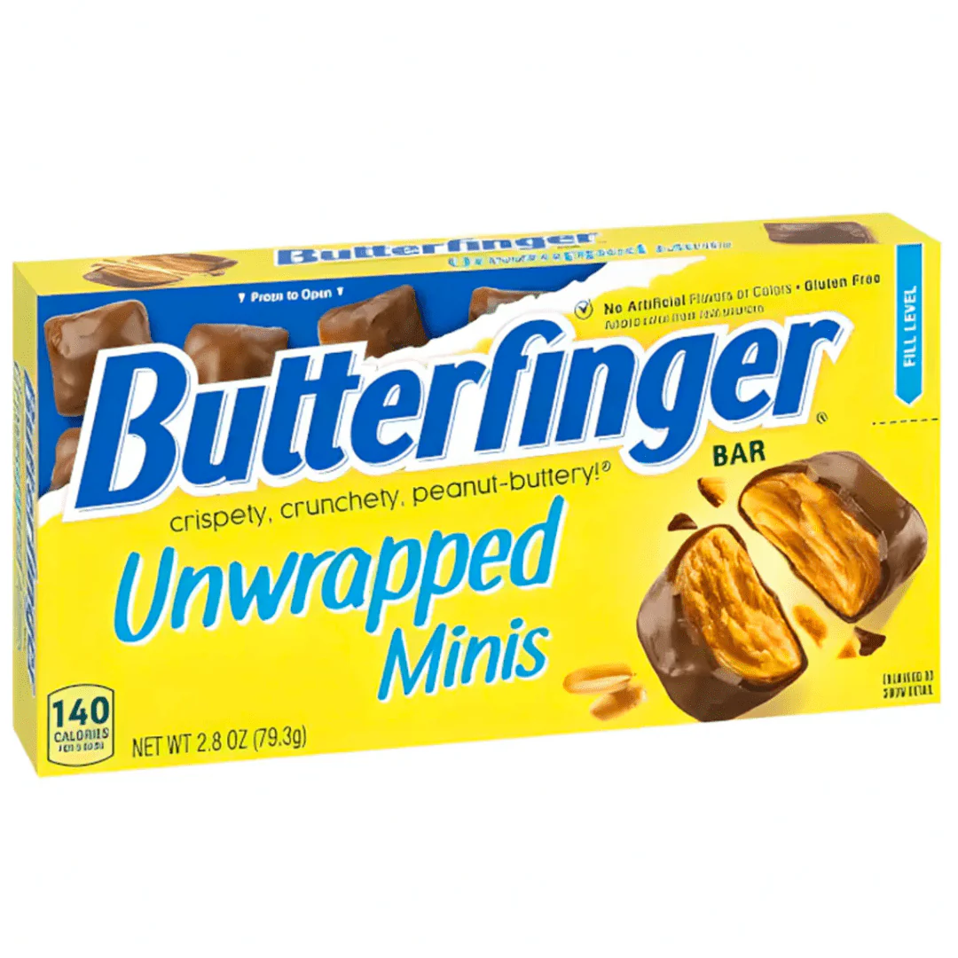 Nestle Butterfinger Unwrapped Minis Theatre Box USA79g