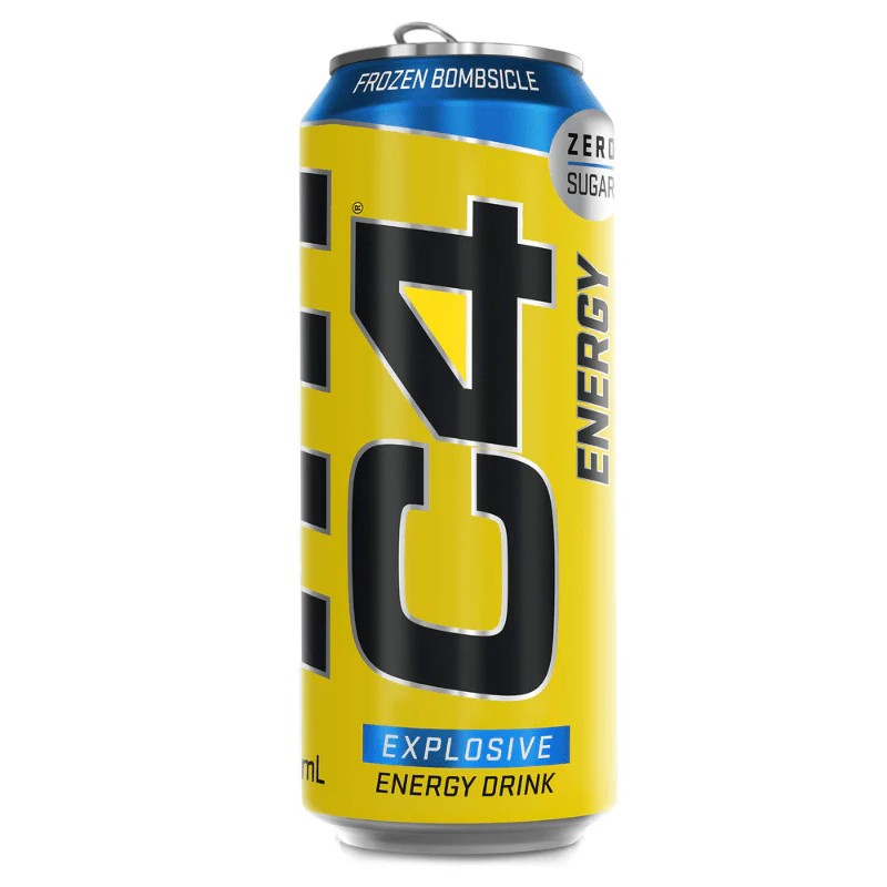 C4 Energy Frozen Bombsicle Zero Sugar Can 500ml PMP £1.59