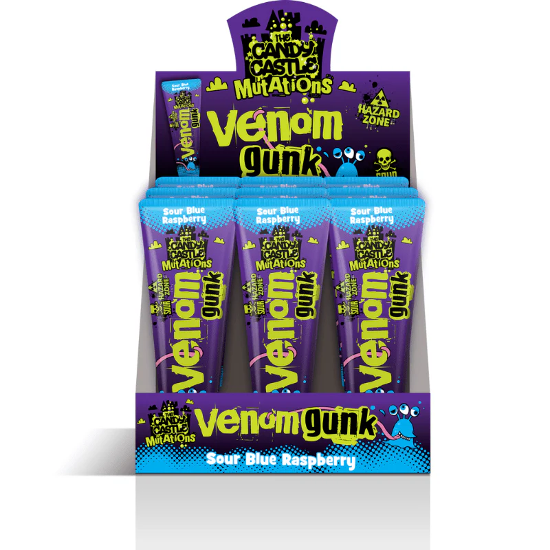 Candy Castle Crew Mutations Sour Venom Gunk Blue Raspberry 120g (Case of 12)