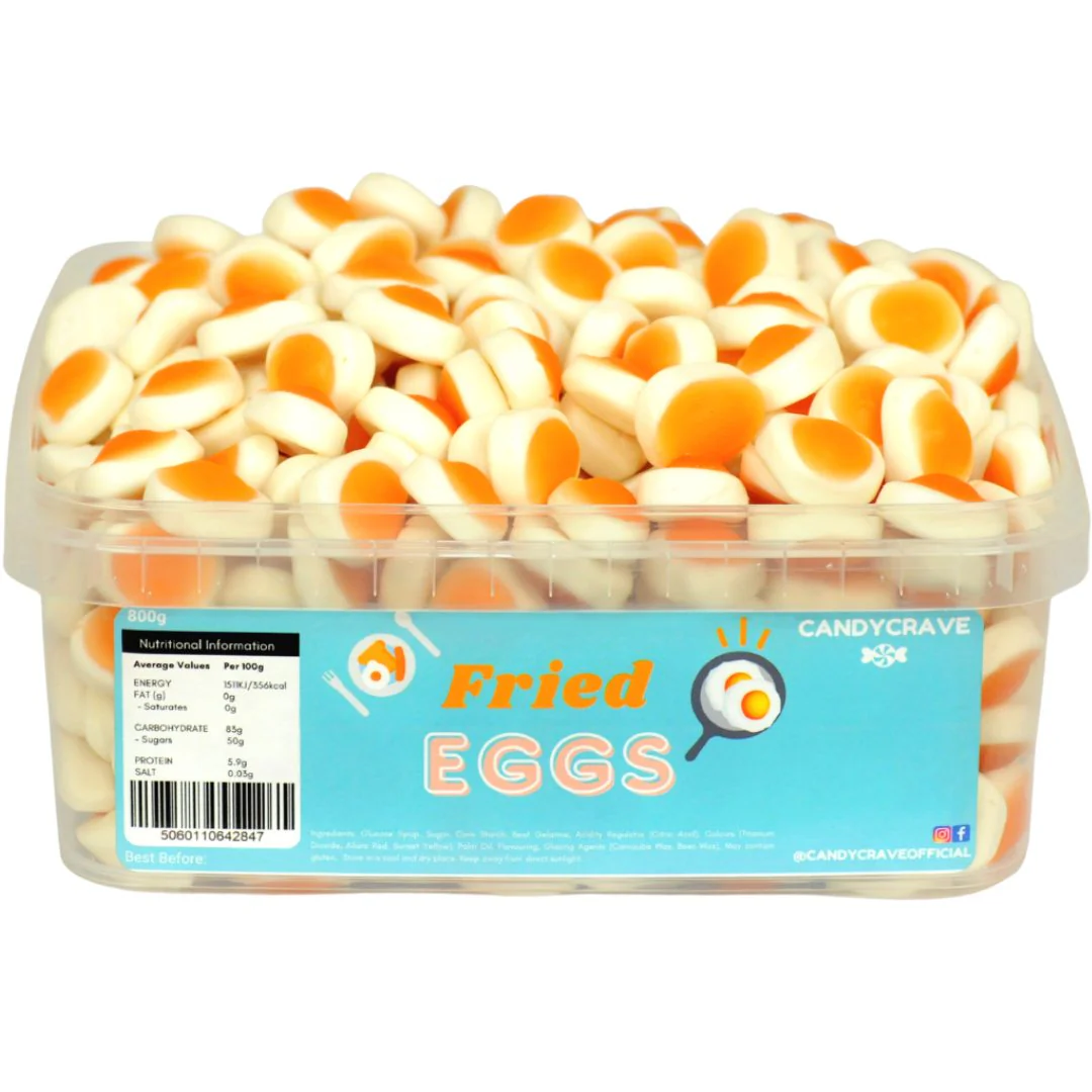 Candycrave Fried Eggs Tub 600g