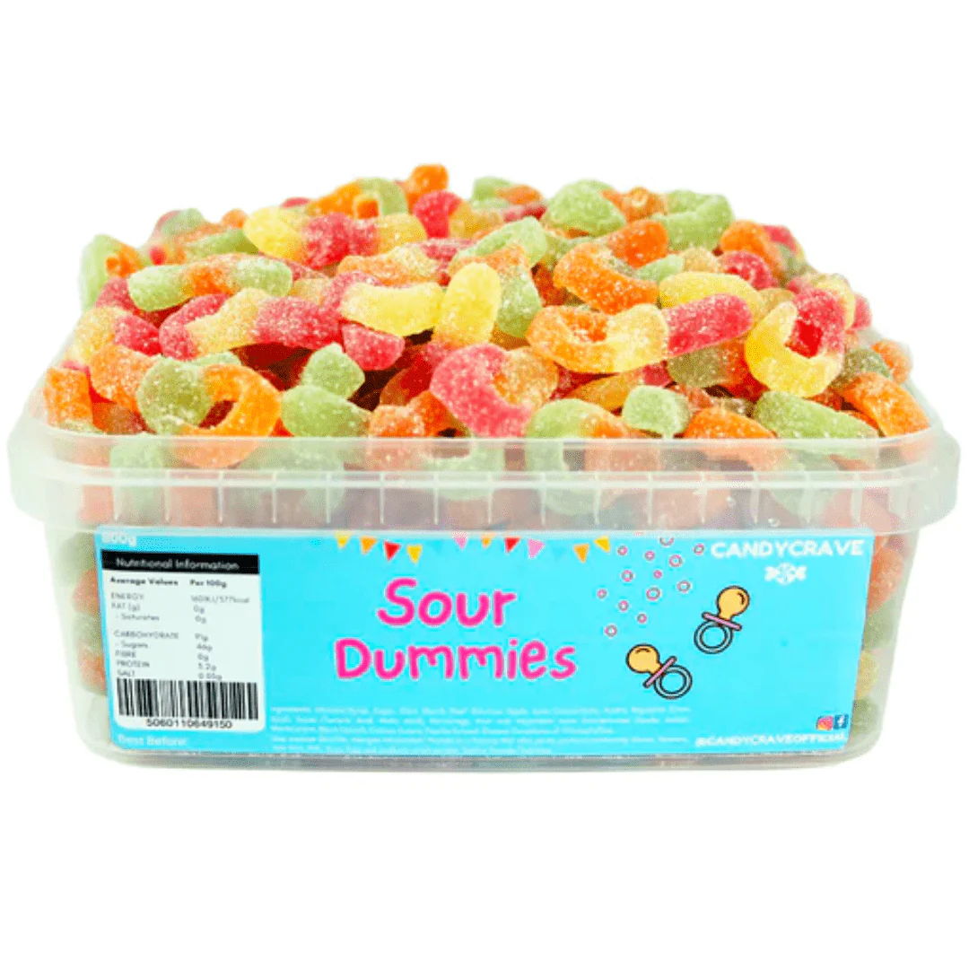 Candycrave Sour Dummies Tub 600g