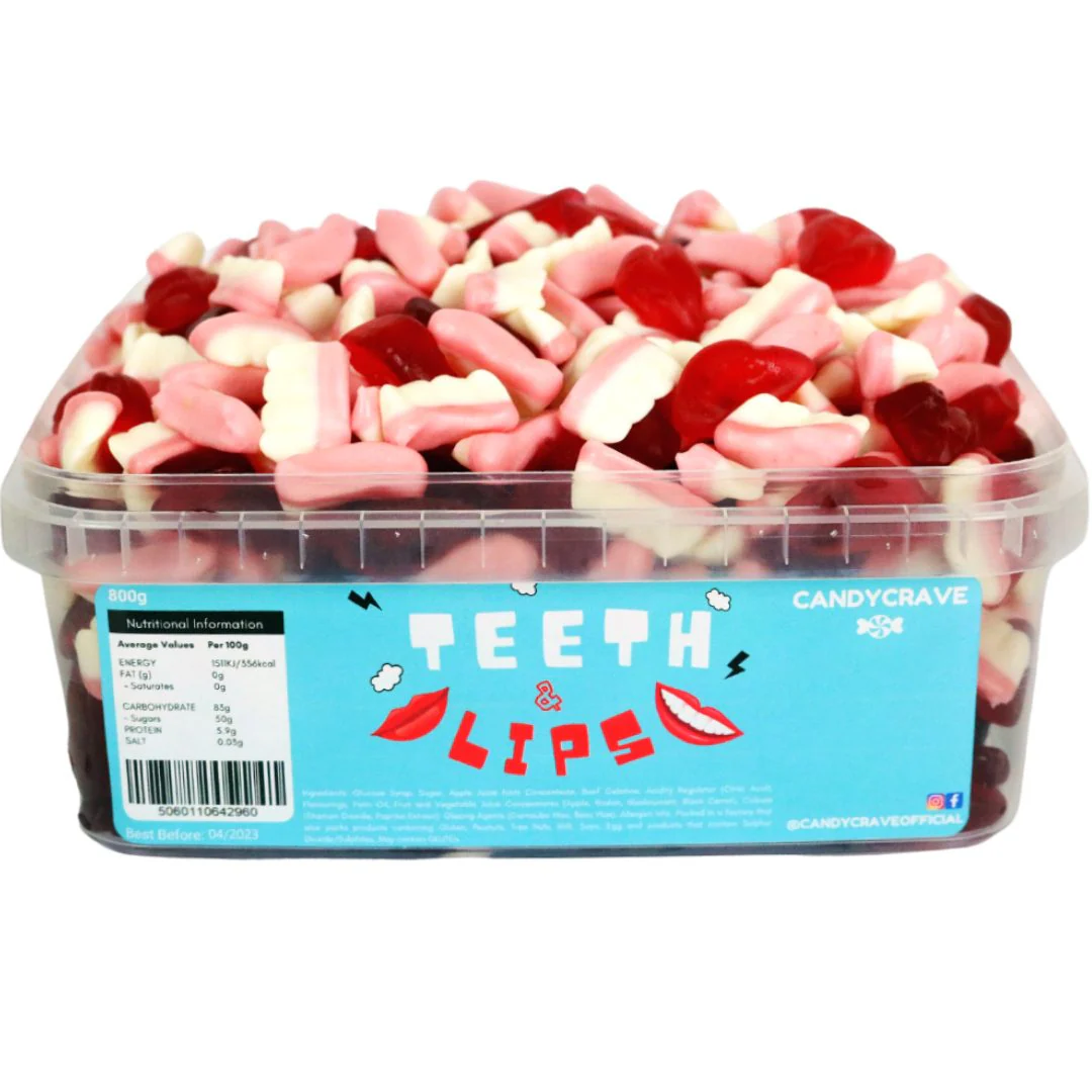 Candycrave Teeth and Lips Tub 600g