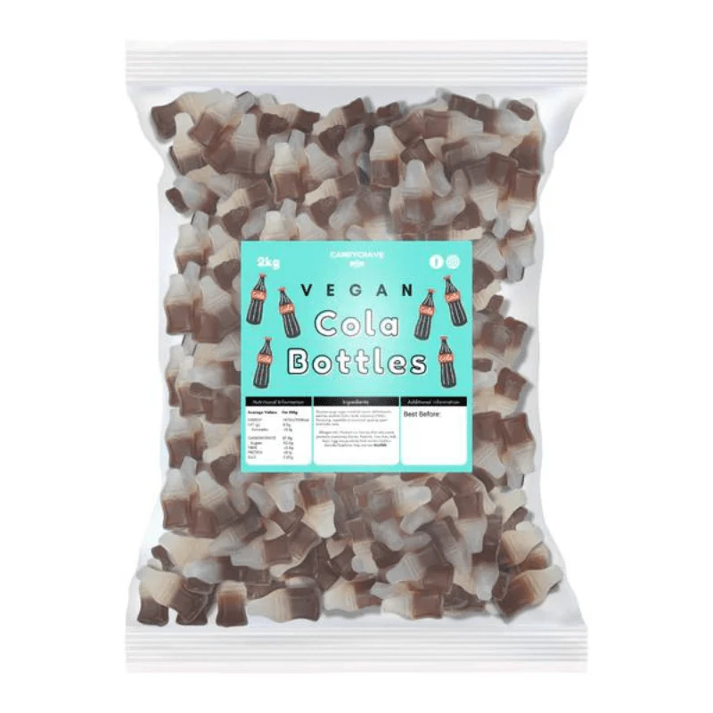 Candycrave Vegan Cola Bottles Bag 2kg
