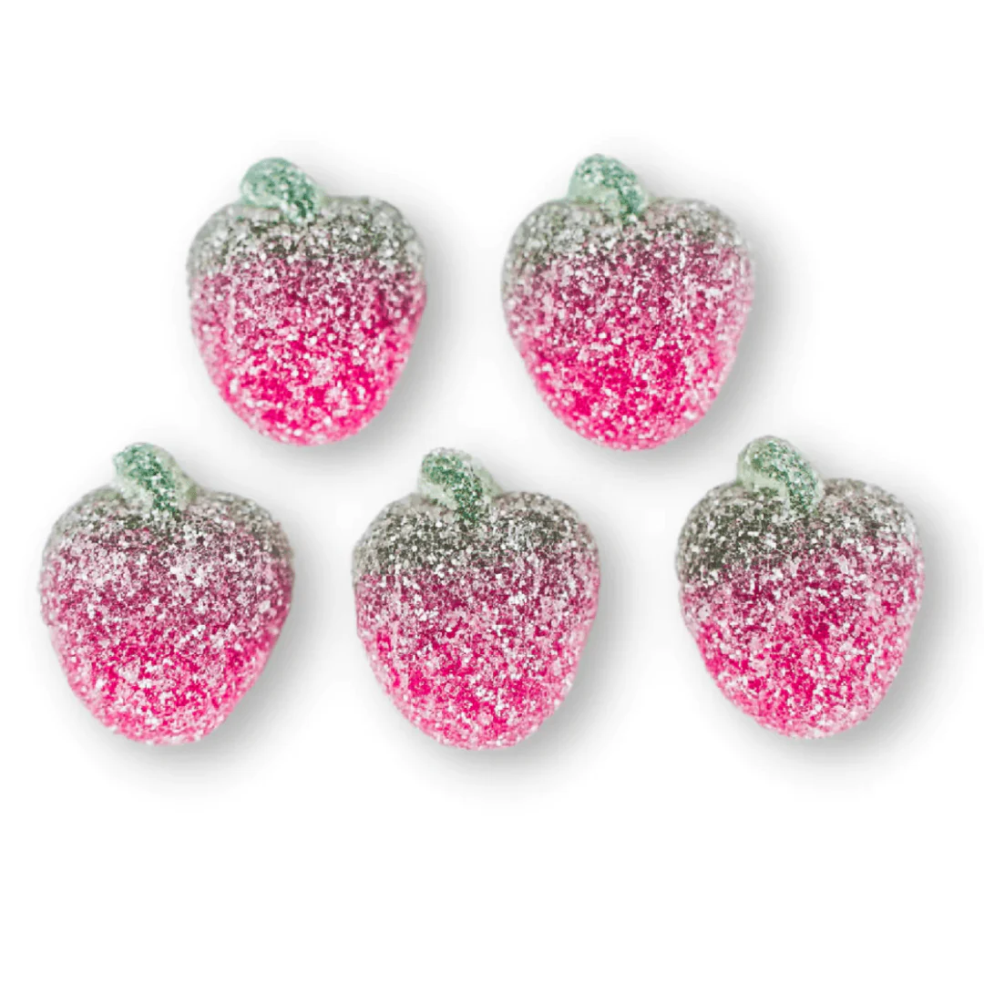 Candycrave Vegan Fizzy Strawberries Bag 2kg - Image 2