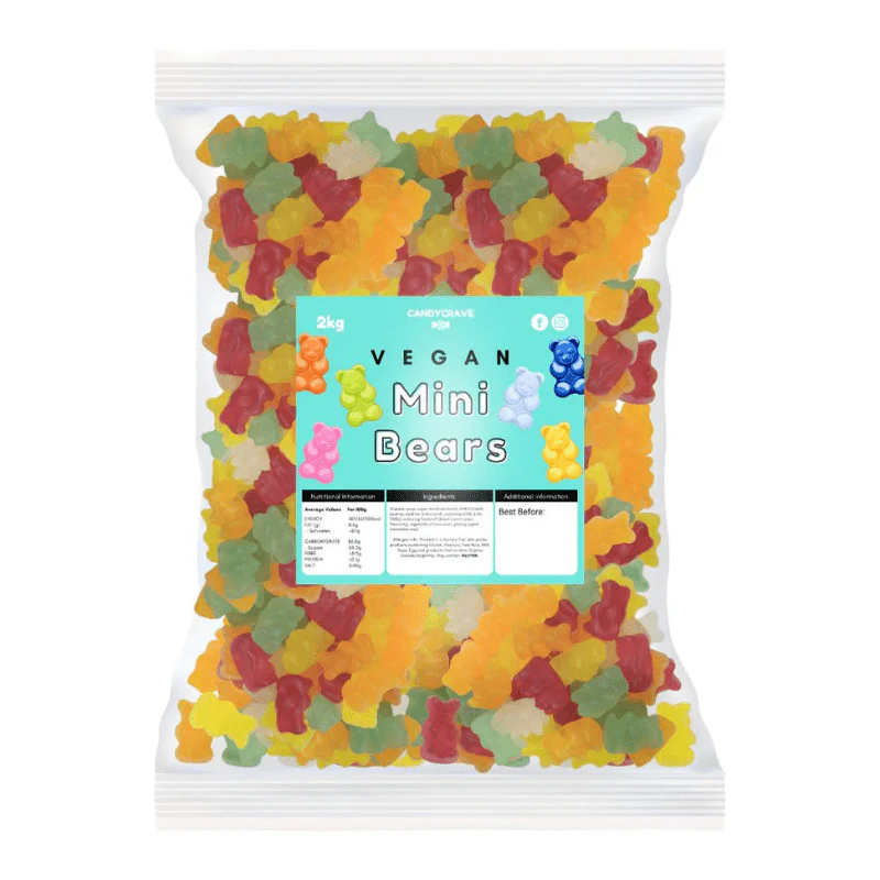 Candycrave Vegan Mini Bears Bag 2kg