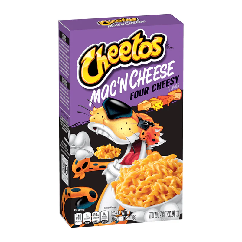 Cheetos Four Cheesy Mac 'n' Cheese Box 170g USA