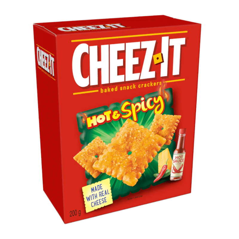 Cheez-It Crackers Hot & Spicy Box 200g USA