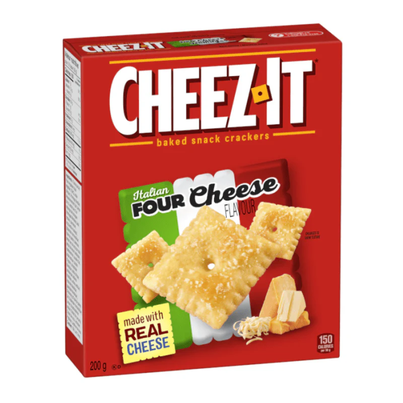 Cheez-It Crackers Italian Four Cheese Box 200g USA