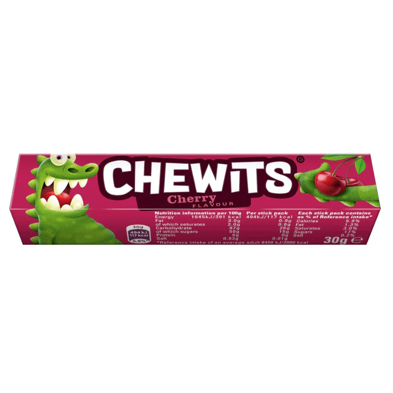 Chewits Sweet Cherry Stick 30g
