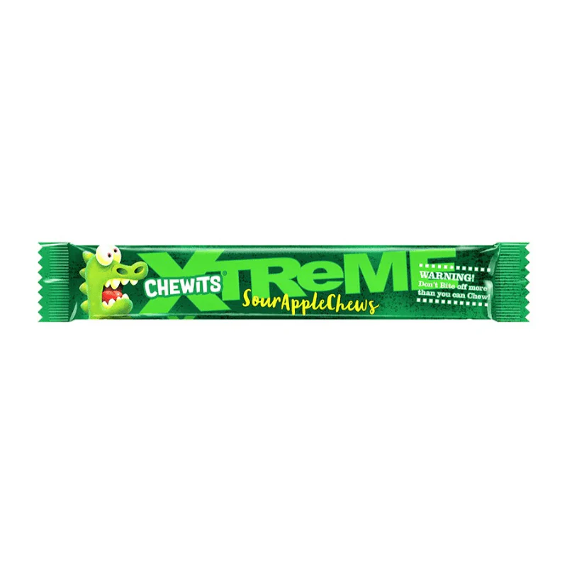 Chewits Xtreme Sour Apple Stick 34g