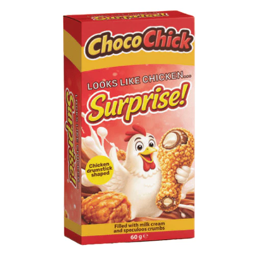 Choco Chick Chocolate Caramelised Biscuit Chicken Drumstick 60g