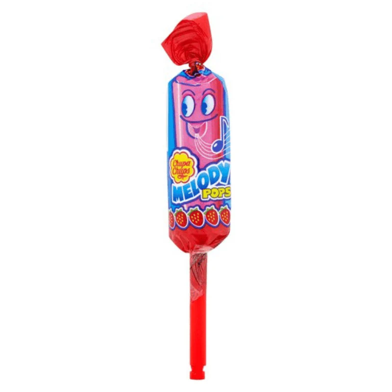 Chupa Chups Melody Pops Strawberrry Lollipops 15g