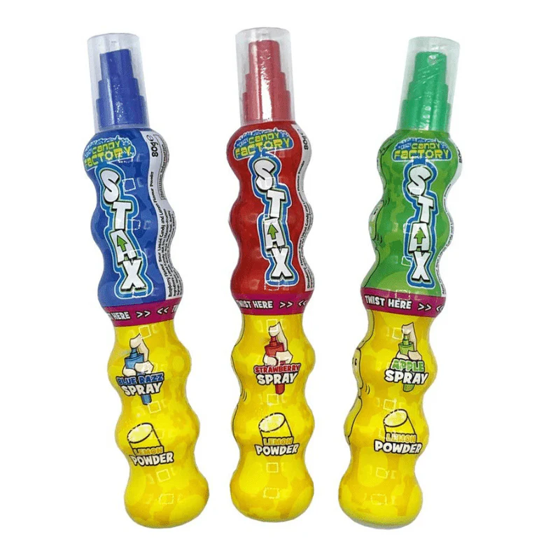 Crazy Candy Factory Stax Candy Spray and Powder 80g