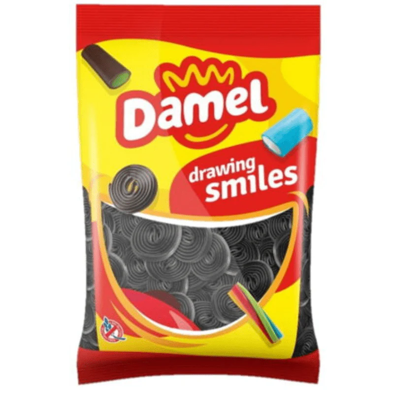 Damel Liquorice Wheels Bag 1kg