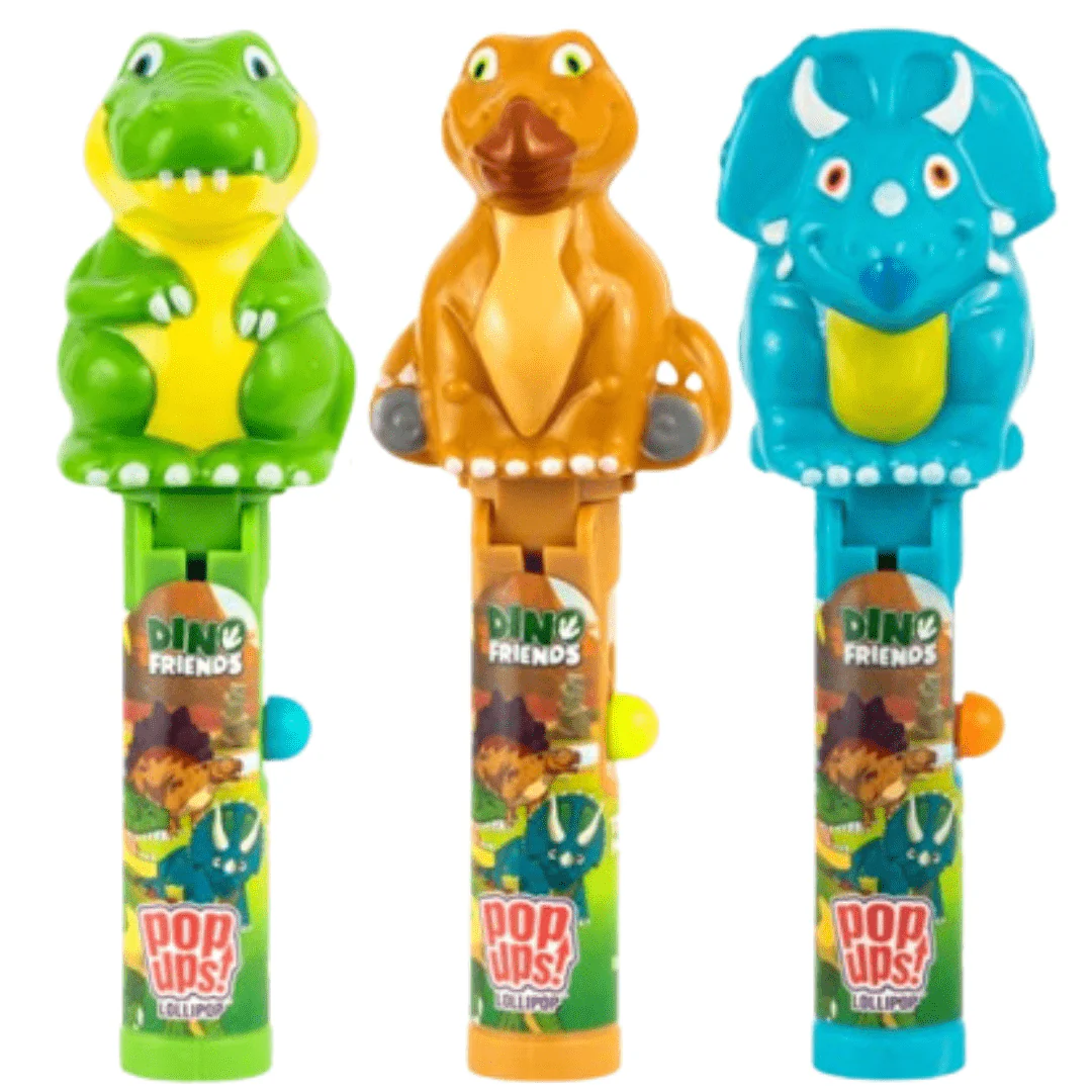 Bip Dino and Friends Pop Ups Lollipop 10g