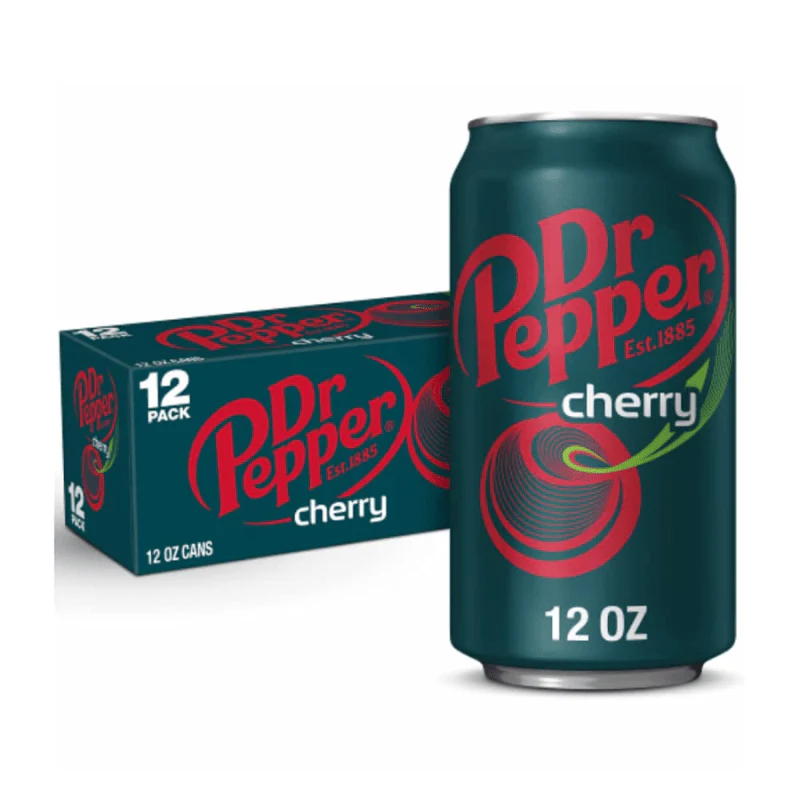 Dr Pepper Cherry Fridge Pack 355ml Cans (Case of 12) USA