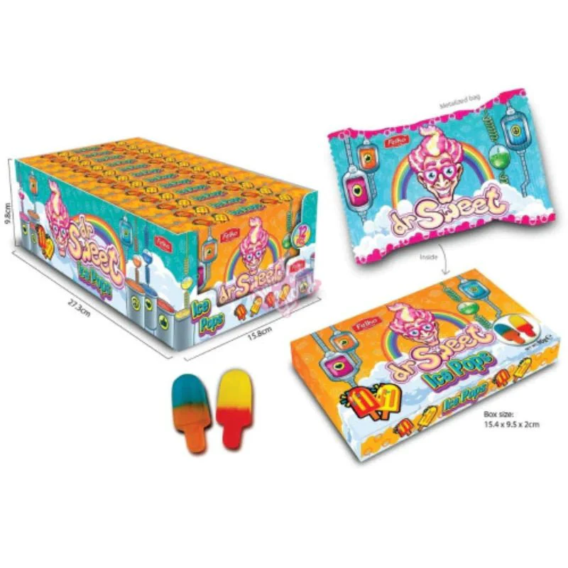 Dr Sweet Ice Pop Gummies Theatre Box 90g