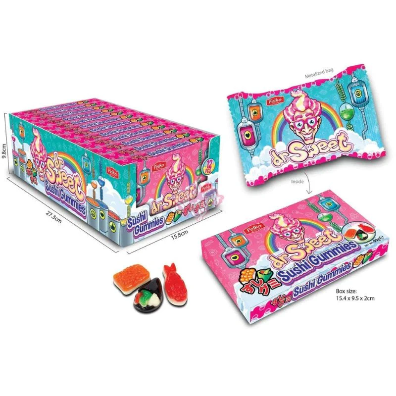 Dr Sweet Sushi Gummies Theatre Box 60g