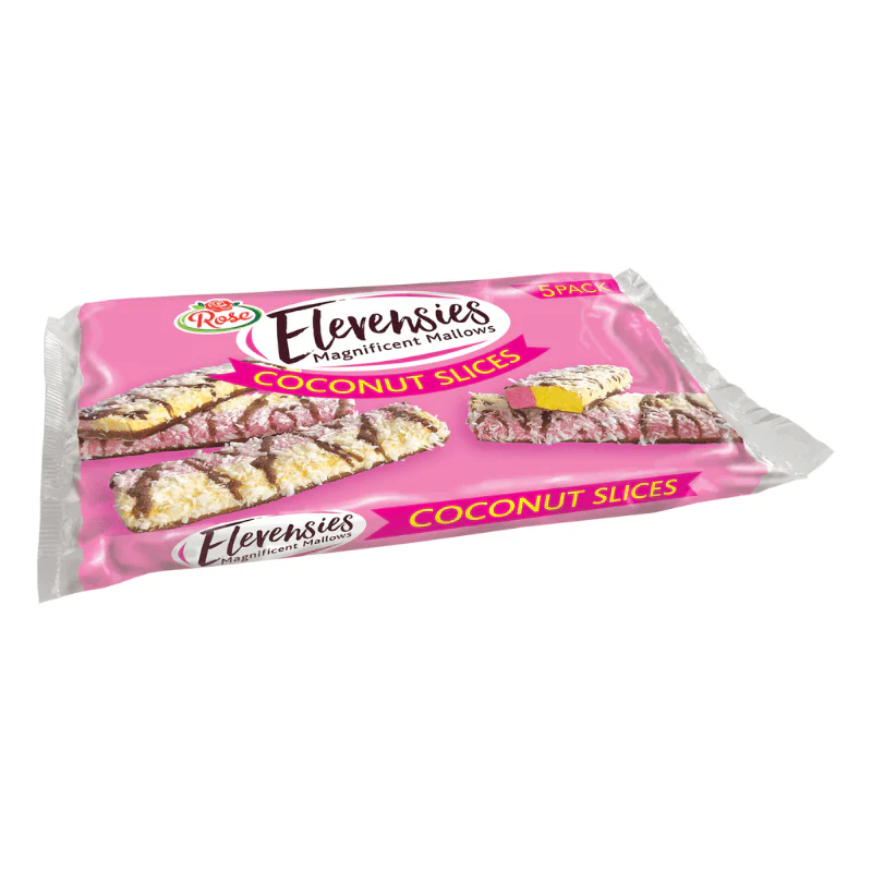 Elevensies Coconut Slices (5 Pack) (BBE 14/11/25)