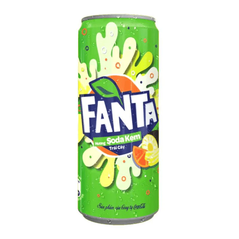 Fanta Cream Soda Can 320ml Vitenam
